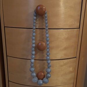 Fun Blue Beaded Necklace